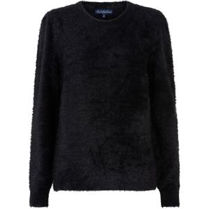 Red Button - Zwarte Puff Sleeve - Trui
