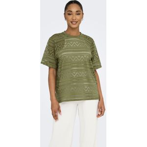 T-shirt - Effen - Jersey - Halve Mouw - Losse Pasvorm