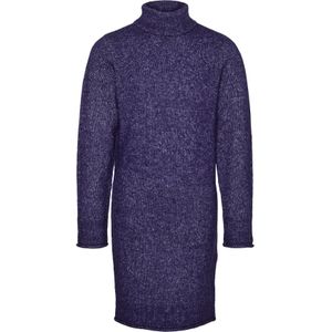 Vero Moda - VMKADEN LS HIGHNK SHORT DRESS GA BF - Gebreide Jurk - Tricot