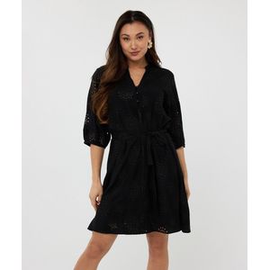 Esqualo - Dress Allover Embroidery - Jurk