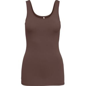 ONLLIVE LOVE S/L TANK TOP NOOS - Chocolate Martini