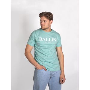 Ballin - T-shirt - Mint - Katoen - Slim-fit
