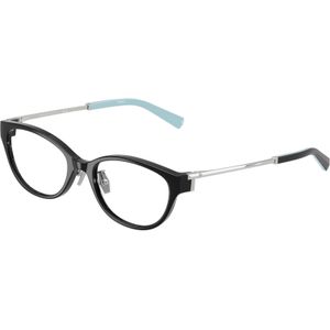 Tiffany Vrouw Tiffany TF2252D 8406 Optische monturen Geïnjecteerd Zwart Transparant Rotonde Normaal