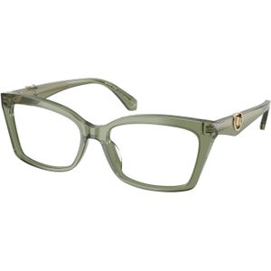 Michael Kors Vrouw MK4165U GARZENO 3961 Optische monturen Acetaat Groente Transparant Hurken Normaal