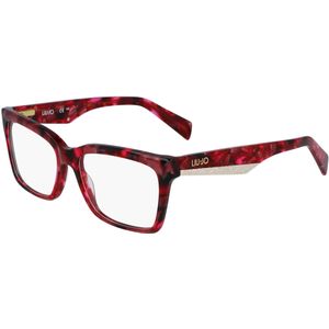 Liu Jo Vrouw LJ2798 642 Optische monturen Acetaat Rood  Hurken Normaal Normaal