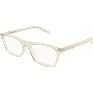 SAINT LAURENT Man SAINT LAURENT SL 841 008 Optische monturen Acetaat Geel Transparant Kwadraat