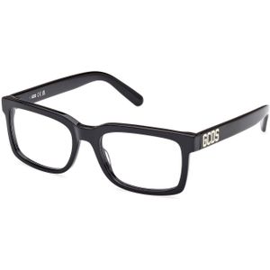 GCDS Unisex GD5027 001 Optische monturen Acetaat Zwart  Hurken Normaal