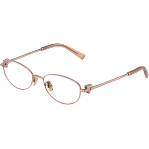 Tiffany Vrouw TF1162TD 6168 Optische monturen Titanium Goud Transparant Rotonde Normaal