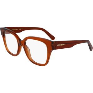 Ferragamo Vrouw SF2952N 261 Optische monturen Acetaat Bruin  Hurken Normaal Normaal