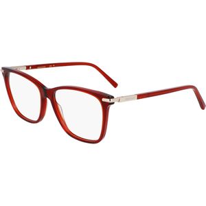 Ferragamo Vrouw SF3013 616 Optische monturen Acetaat Rood  Hurken Normaal
