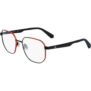 Calvin Klein Unisex CKJ23222 002 Optische monturen Metaal Zwart  Hurken Normaal