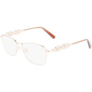 Ferragamo Vrouw SF2218 688 Optische monturen Metaal Roze goud  Hurken