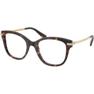Swarovski Donna SK2044 1002 Optische monturen Acetato Tartaruga Trasparente Squadrata Normale