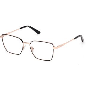 Guess Unisex GU50168 005 Optische monturen Metaal Zwart  Geometrisch Normaal
