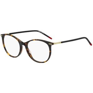 Hugo Boss Vrouw Hg 1238 0uc Optische monturen Acetaat Havana/rood  Kattenoog