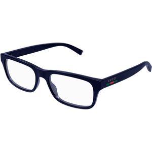Gucci Man Gucci GG1858O 003 Optische monturen Geïnjecteerd Blauw Transparant Kwadraat