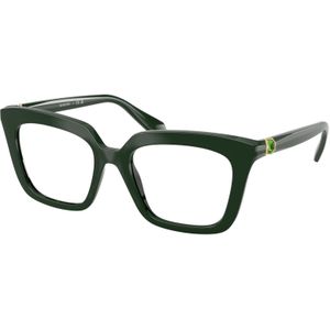 Swarovski Donna SK2043 1026 Optische monturen Acetato Verde Trasparente Squadrata Normale