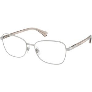 Ralph Lauren Vrouw RA6062  9001 Optische monturen Metaal Zilver Transparant Hurken Normaal