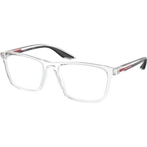 Prada Linea Rossa Man PS 01QV 2AZ1O1 Optische monturen Nylon Transparant Transparant Kussen Normaal