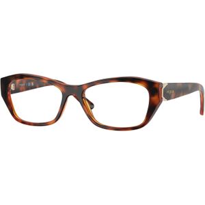 VOGUE EYEWEAR Vrouw VOGUE EYEWEAR VO5676 W656 Optische monturen Nylon Bruin Transparant Geometrisch Normaal