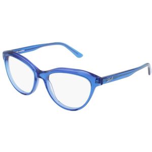 Karl Lagerfeld Vrouw KL6052 440 Optische monturen Plastic Transparant blauw  Kattenoog