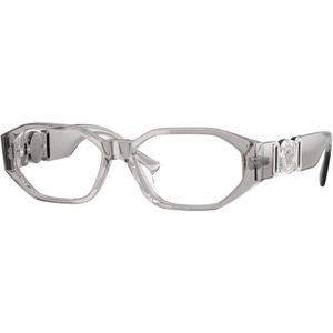 Versace Man VE3320U 593 Optische monturen Acetaat Grijs Transparant Geometrisch Normaal