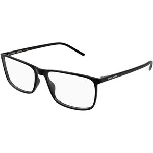 SAINT LAURENT Man SL 846 005 Optische monturen Bio-geïnjecteerd Zwart Transparant Kwadraat