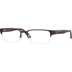 Versace Man VE1184 1269 Optische monturen Metaal Bruin Transparant Hurken Normaal