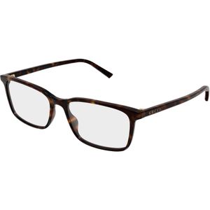 Gucci Man GG1997O 006 Optische monturen Acetaat Havana Transparant Kwadraat