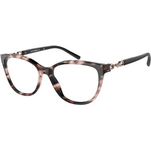 Emporio Armani Vrouw EA3190 5410 Optische monturen Acetaat Schildpad Transparant Kussen Normaal