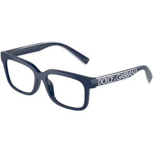 Dolce & Gabbana Kind DX5002 3094 Optische monturen Geïnjecteerd Blauw Transparant Hurken Normaal