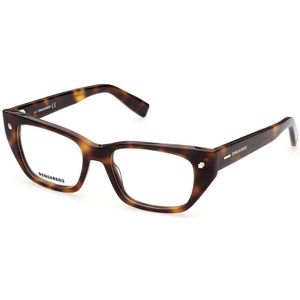 Dsquared2 Vrouw DQ5316 052 Optische monturen uitstel Acetaat Havana  Kattenoog