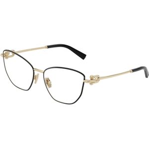 Tiffany Vrouw TF1166 6164 Optische monturen Staal Zwart Transparant Kattenoog Normaal