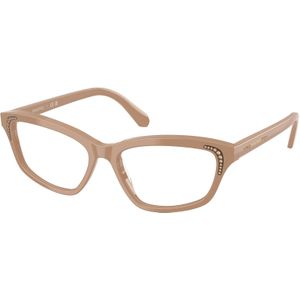 Swarovski Vrouw SK2034 1061 Optische monturen Acetaat Beige Transparant Geometrisch Normaal