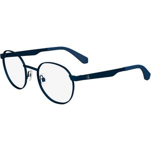 Calvin Klein Unisex CKJ24205 400 Optische monturen Metaal Blauw  Rotonde Normaal