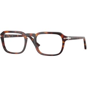 Persol Unisex PO3390V  24 Optische monturen Acetaat Schildpad Transparant Hurken Normaal