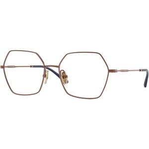 VOGUE EYEWEAR Donna VO4297T 5212 Optische monturen Titanio Bronzo Trasparente Geometrica Normale