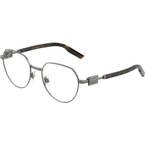 Dolce & Gabbana Man DG1362 1335 Optische monturen Metaal Bruin Transparant Pantos Normaal