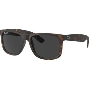 Ray Ban - Justin - Zonnebril - Rubber Havana - Dark Grey Polar