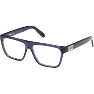 GCDS Unisex GD5032 090 Optische monturen Acetaat Blauw  Geometrisch Normaal