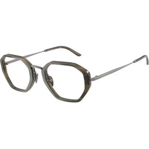 Giorgio Armani Man AR7282  6304 Optische monturen Acetaat Groente Transparant Geometrisch Normaal