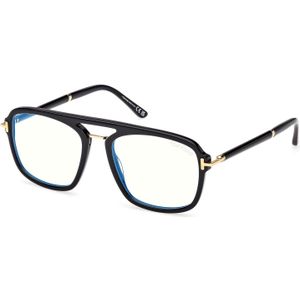 TOM FORD Man FT6086-B 001 Optische monturen Acetaat Zwart  Kwadraat Normaal