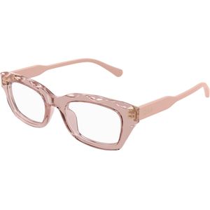 Chloé Vrouw CH0297O 008 Optische monturen Acetaat Rood Transparant Hurken