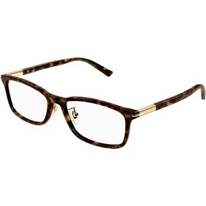 Gucci Vrouw Gucci GG1506OJ 002 Optische monturen Acetaat Havana Transparant Kwadraat
