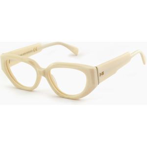 XLAB Vrouw TAVOLARA Optische monturen Acetaat Ondoorzichtig ivoor  Kattenoog Blauw anti-licht