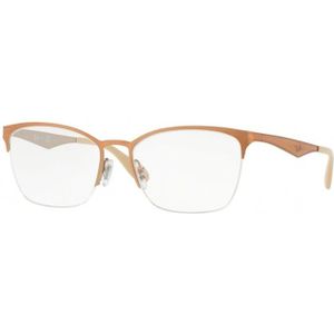 Ray - Ban Vrouw RX6345 2920 Optische monturen Metaal Bruin  Hurken