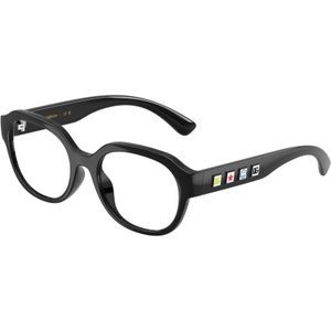 Dolce & Gabbana Kind DX5004U 501 Optische monturen Geïnjecteerd Zwart Transparant Rotonde Normaal