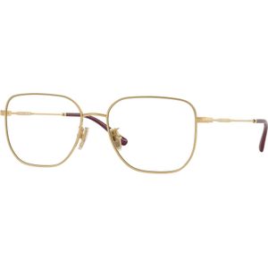 VOGUE EYEWEAR Donna VO4335D 280 Optische monturen Metallo Oro Trasparente Pillow Normale