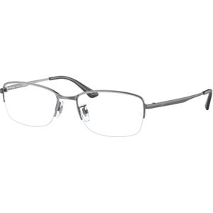 Ray - Ban Unisex RX8774D 1047 Optische monturen Titanium Grijs Transparant Hurken Normaal