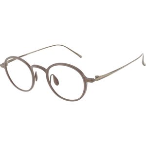 Giorgio Armani Man AR5159T  3407 Optische monturen Titanium Bruin Transparant Pantos Normaal